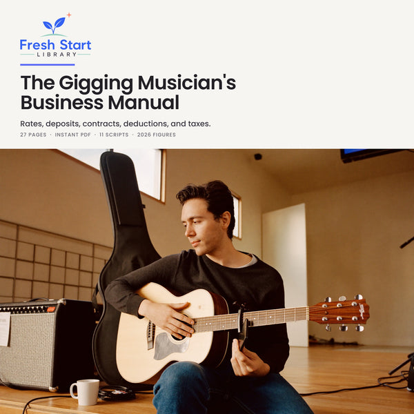 The Gigging Musician's Business Manual