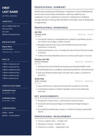 Premium Blue Resume