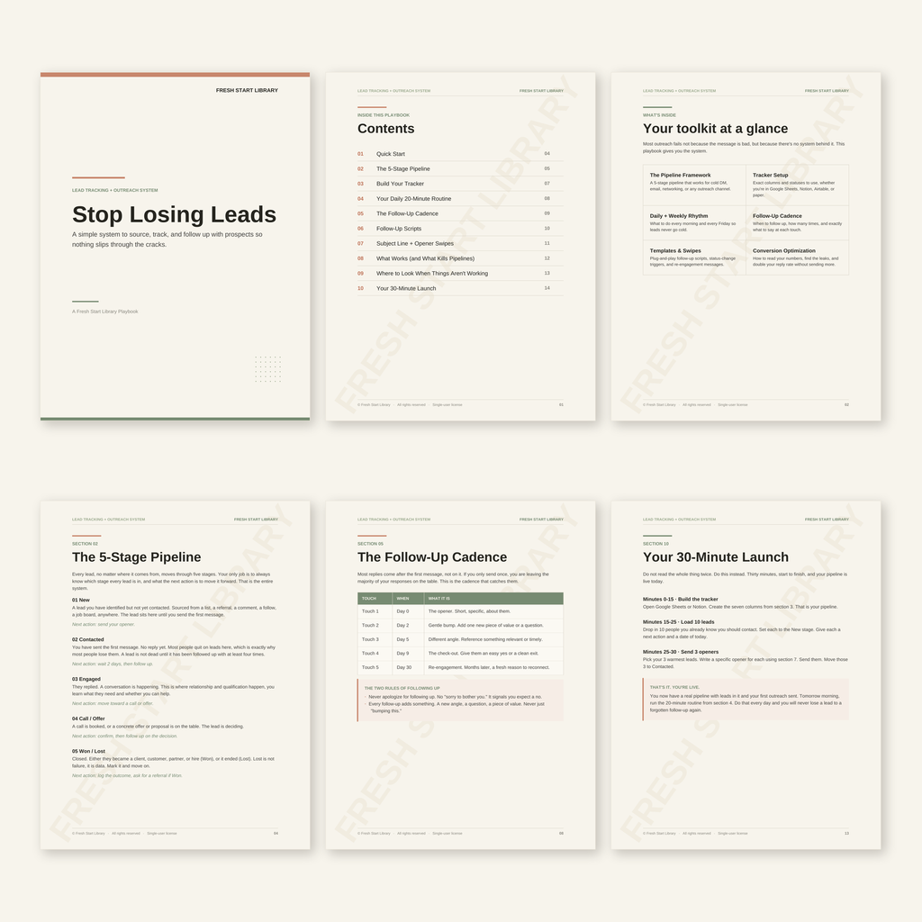Stop Losing Leads